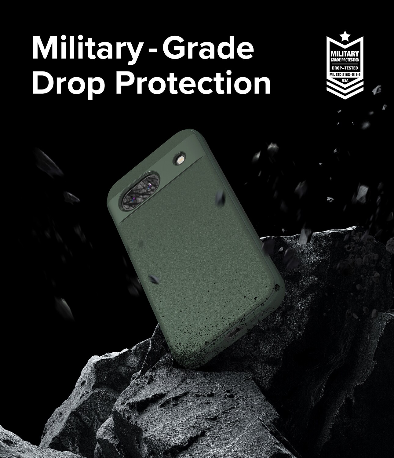 Google Pixel 8a Onyx Cover, Dark Green