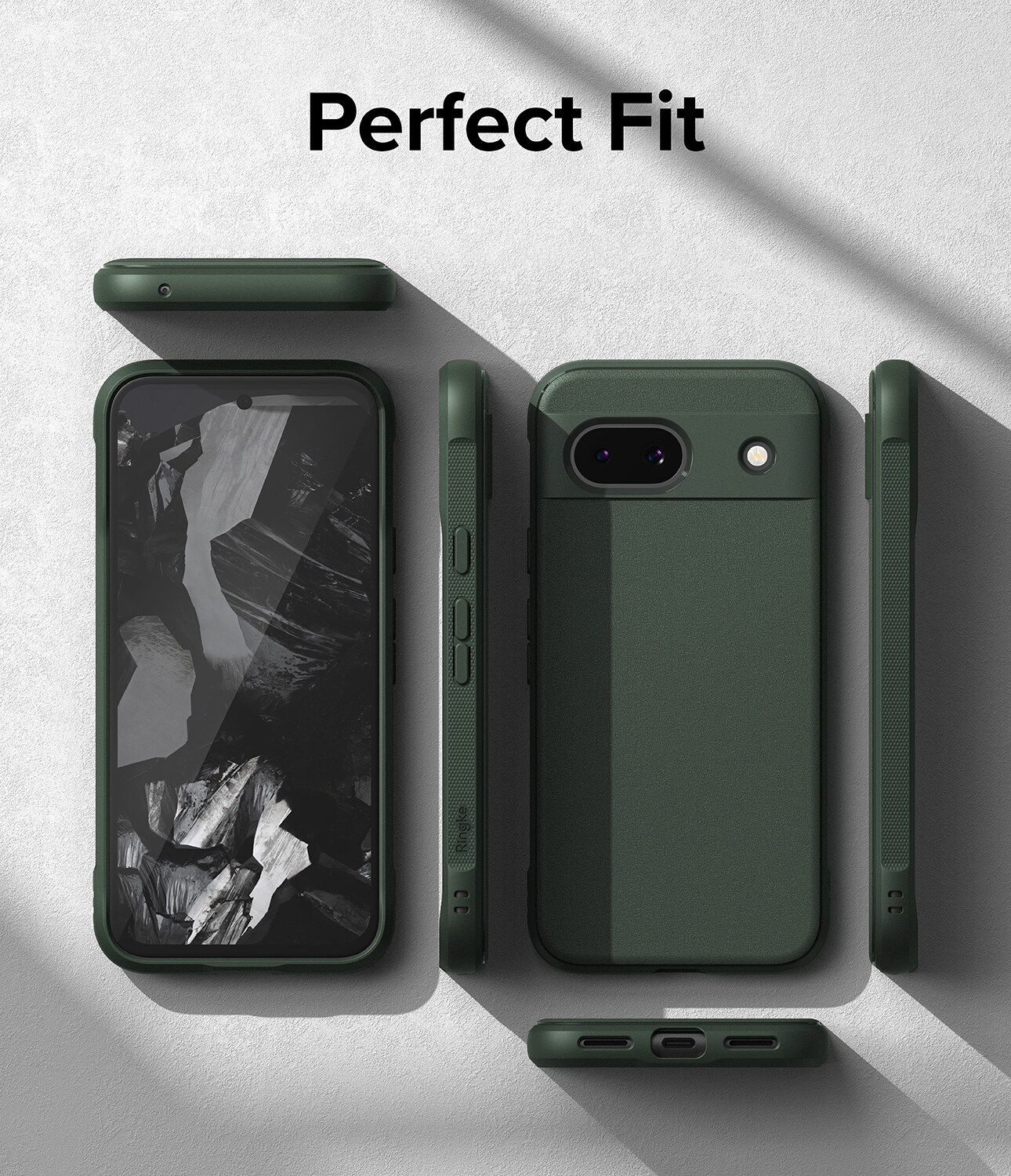 Google Pixel 8a Onyx Cover, Dark Green