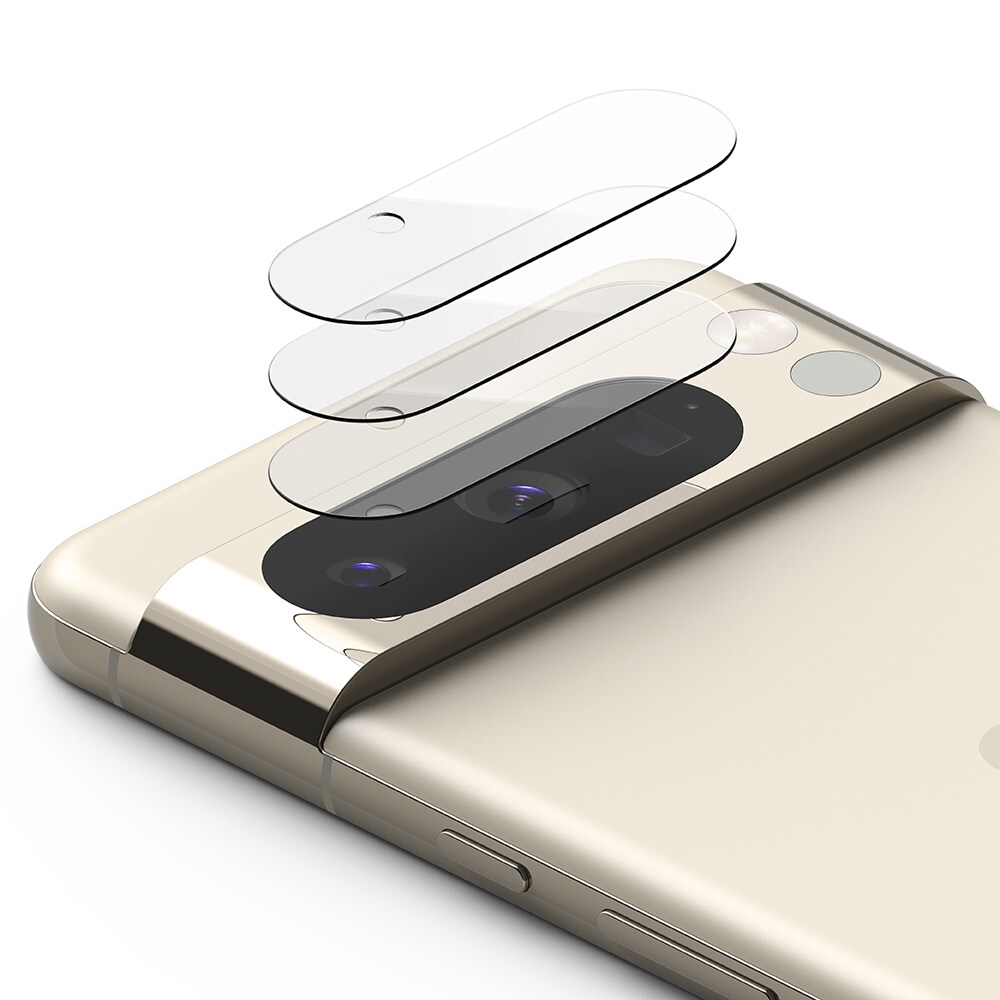 Google Pixel 8 Pro Kamerabeskyttelse i glas (3-pak)