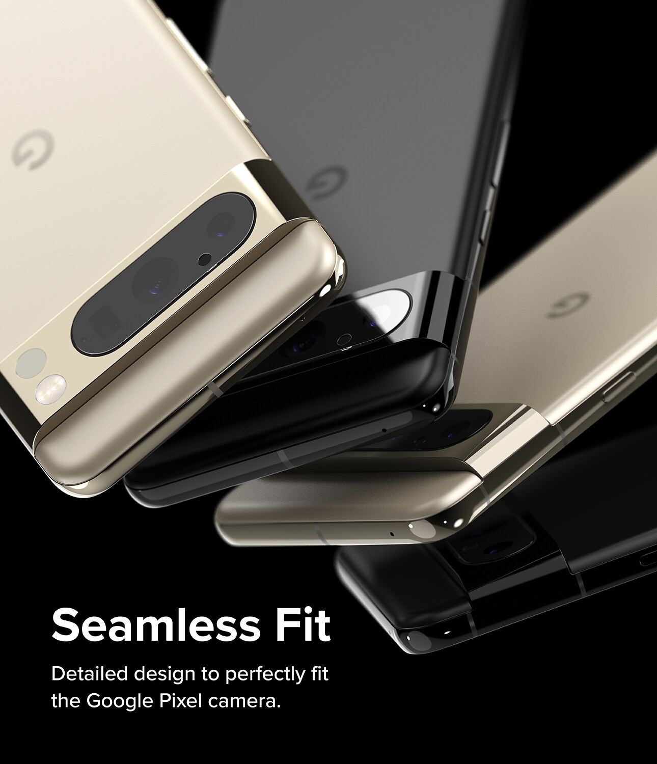 Google Pixel 8 Pro Kamerabeskyttelse i glas (3-pak)