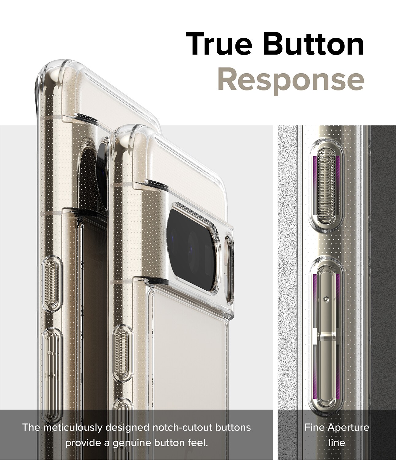 Google Pixel 8 Pro Fusion cover, Gennemsigtig