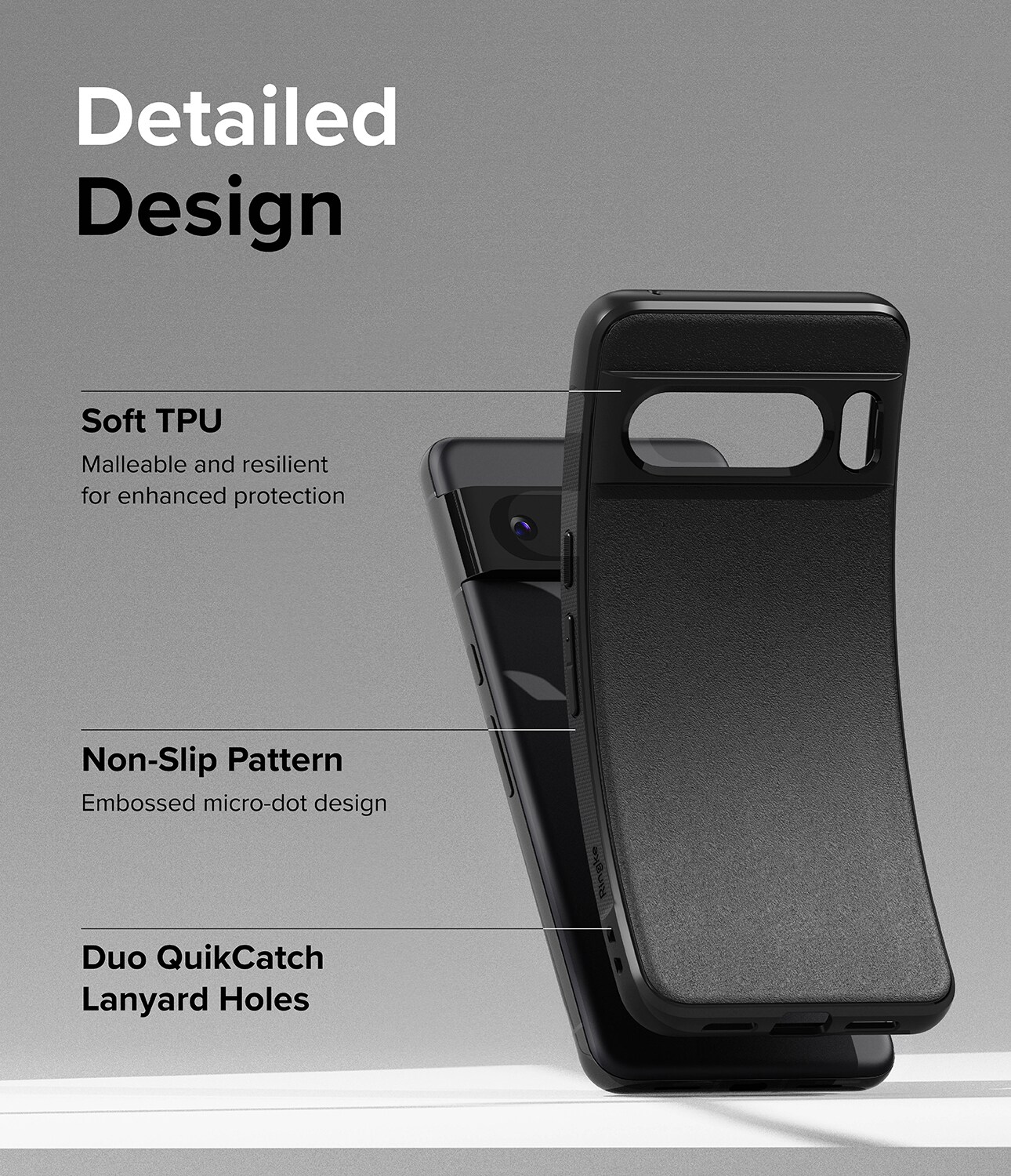 Google Pixel 8 Pro Onyx Cover, Black