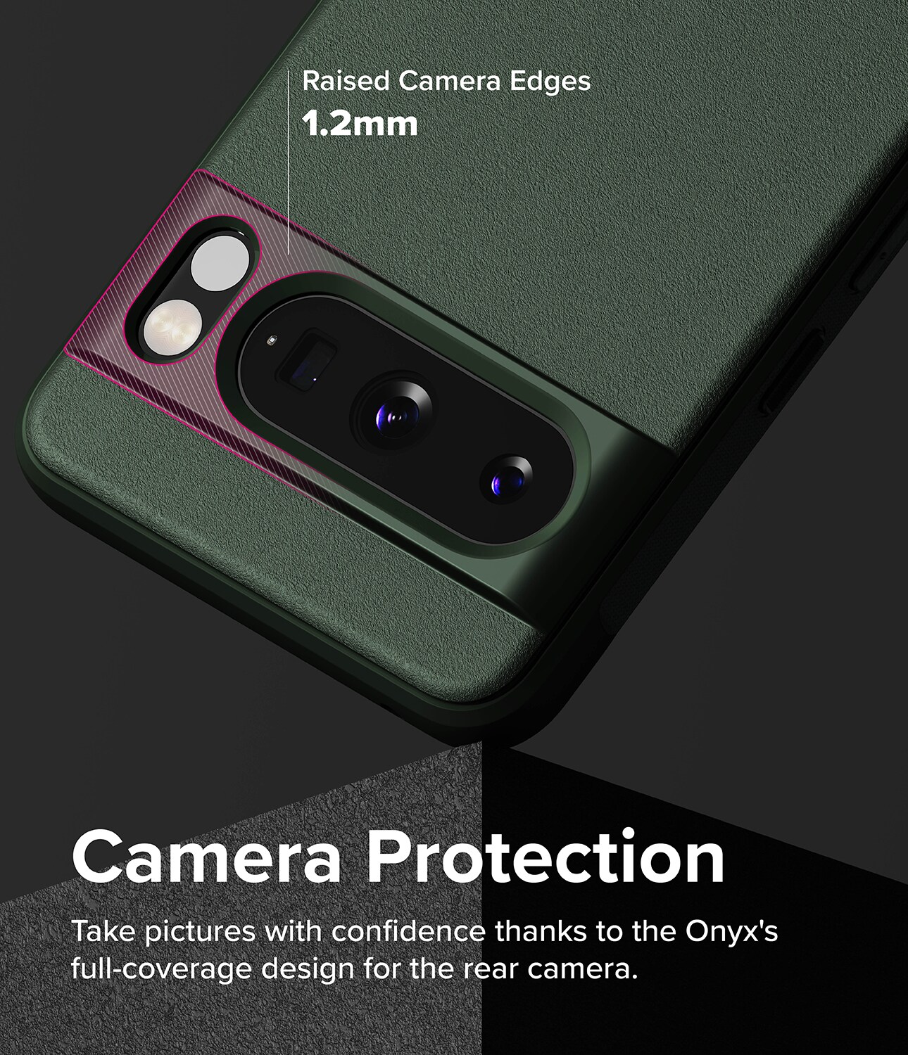 Google Pixel 8 Pro Onyx Cover, Dark Green
