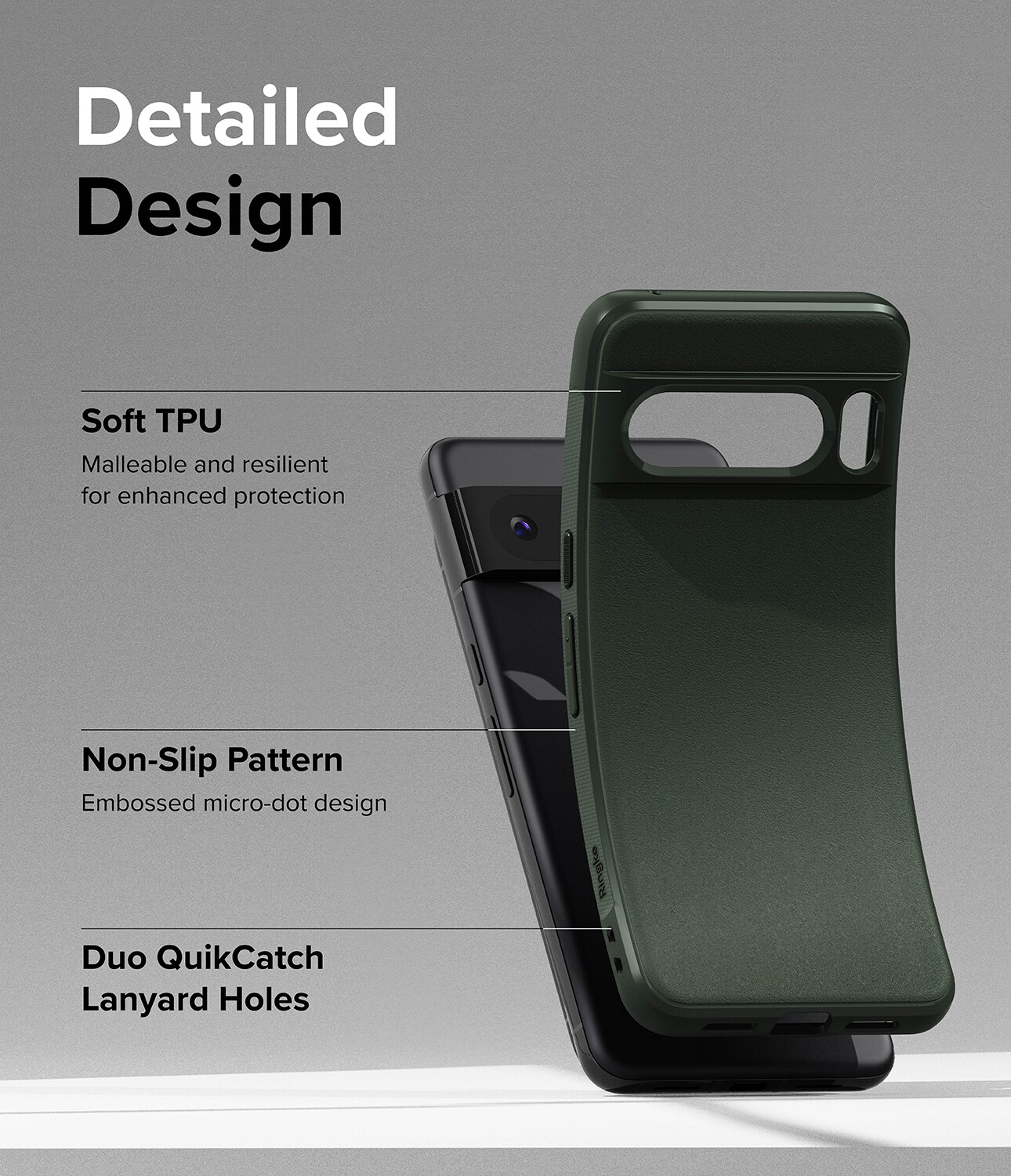 Google Pixel 8 Pro Onyx Cover, Dark Green