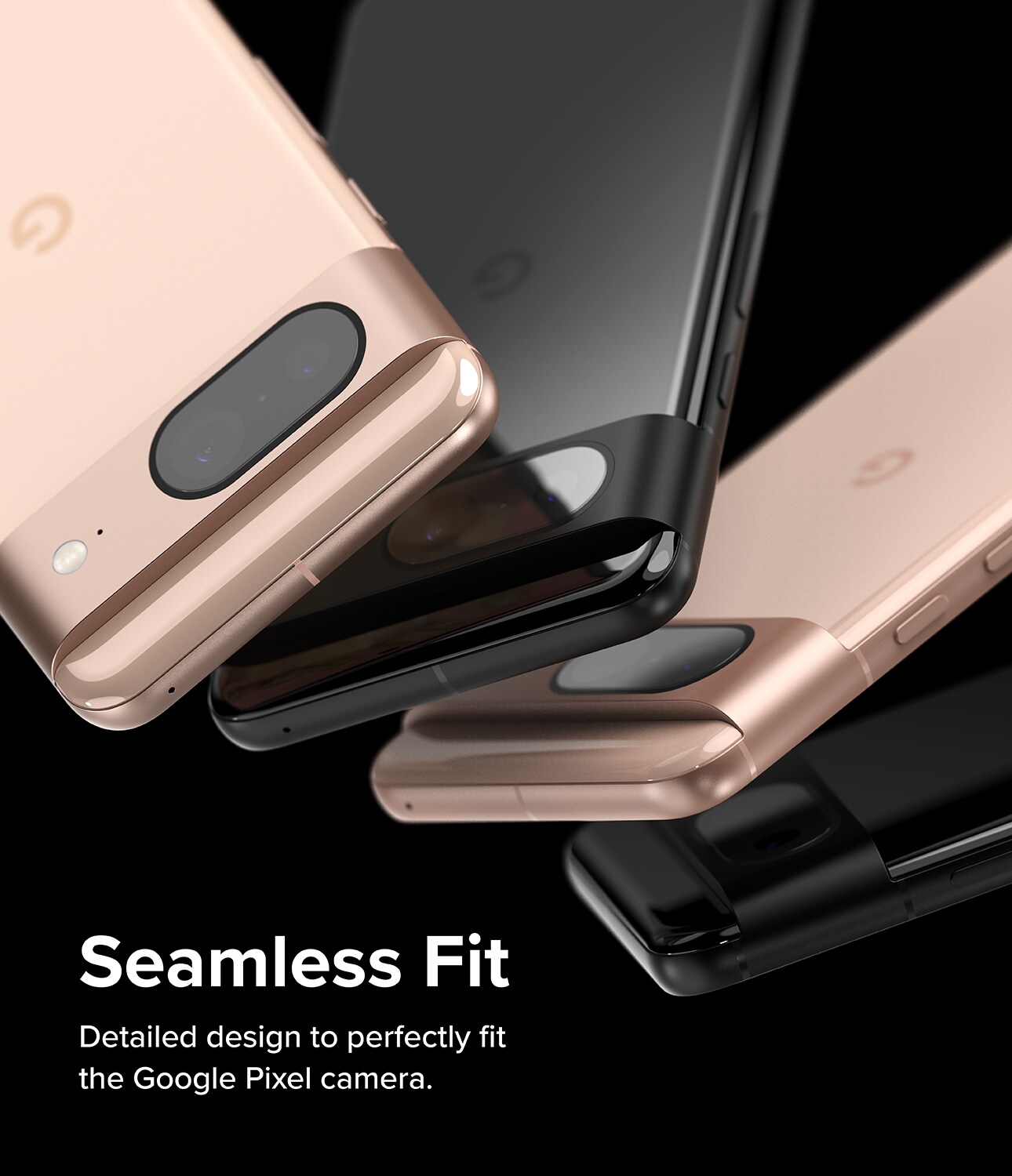 Google Pixel 8 Kamerabeskyttelse i glas (3-pak)