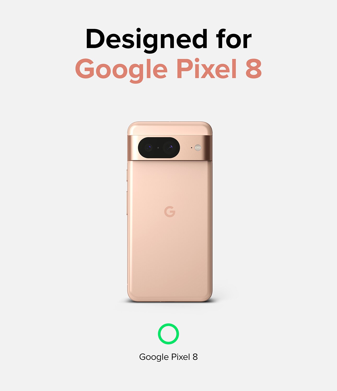 Google Pixel 8 Fusion cover, Gennemsigtig