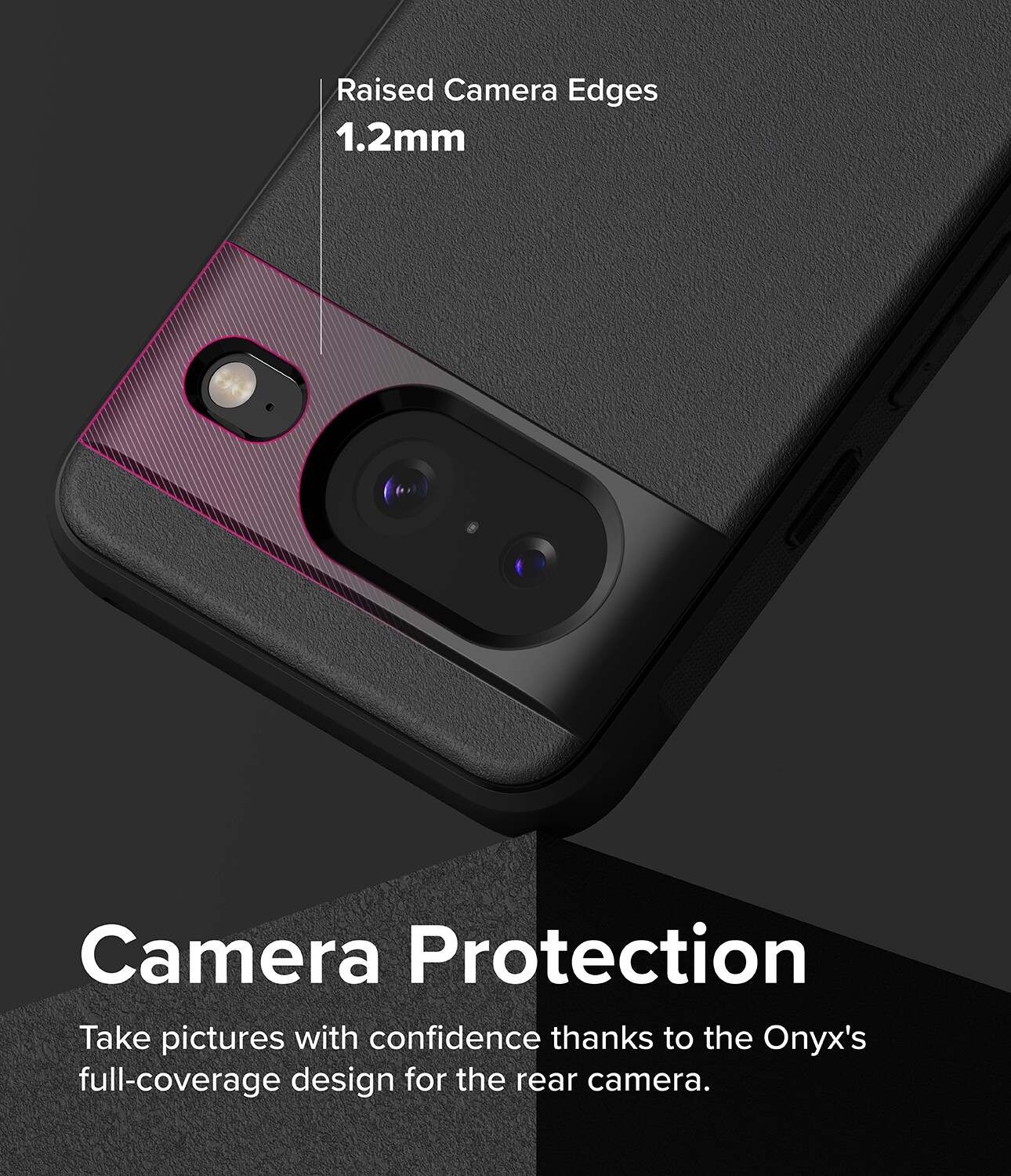 Google Pixel 8 Onyx Cover, Black