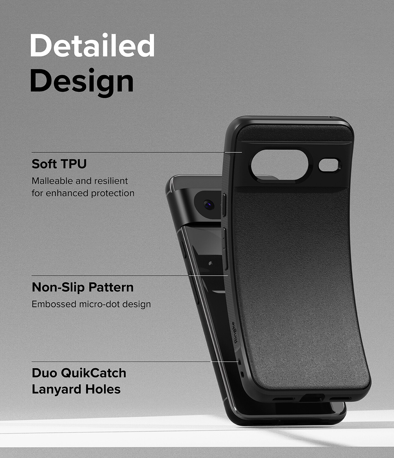 Google Pixel 8 Onyx Cover, Black