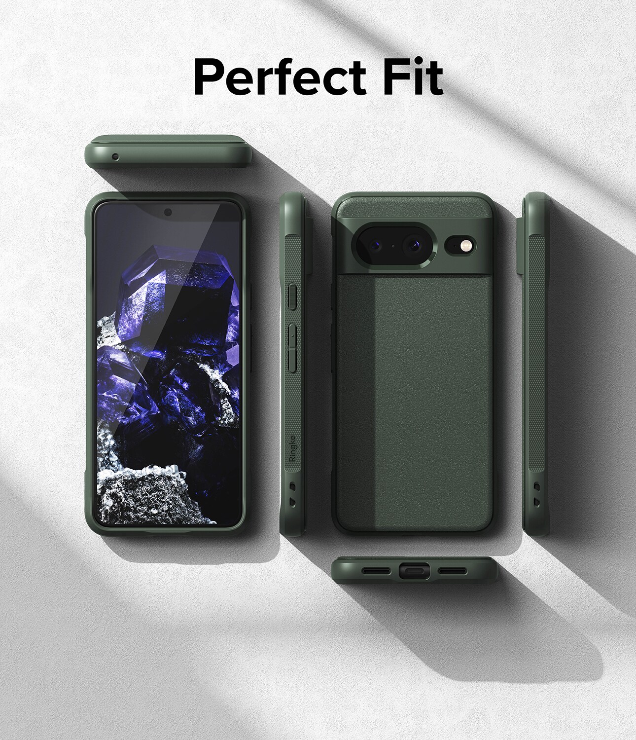 Google Pixel 8 Onyx Cover, Dark Green