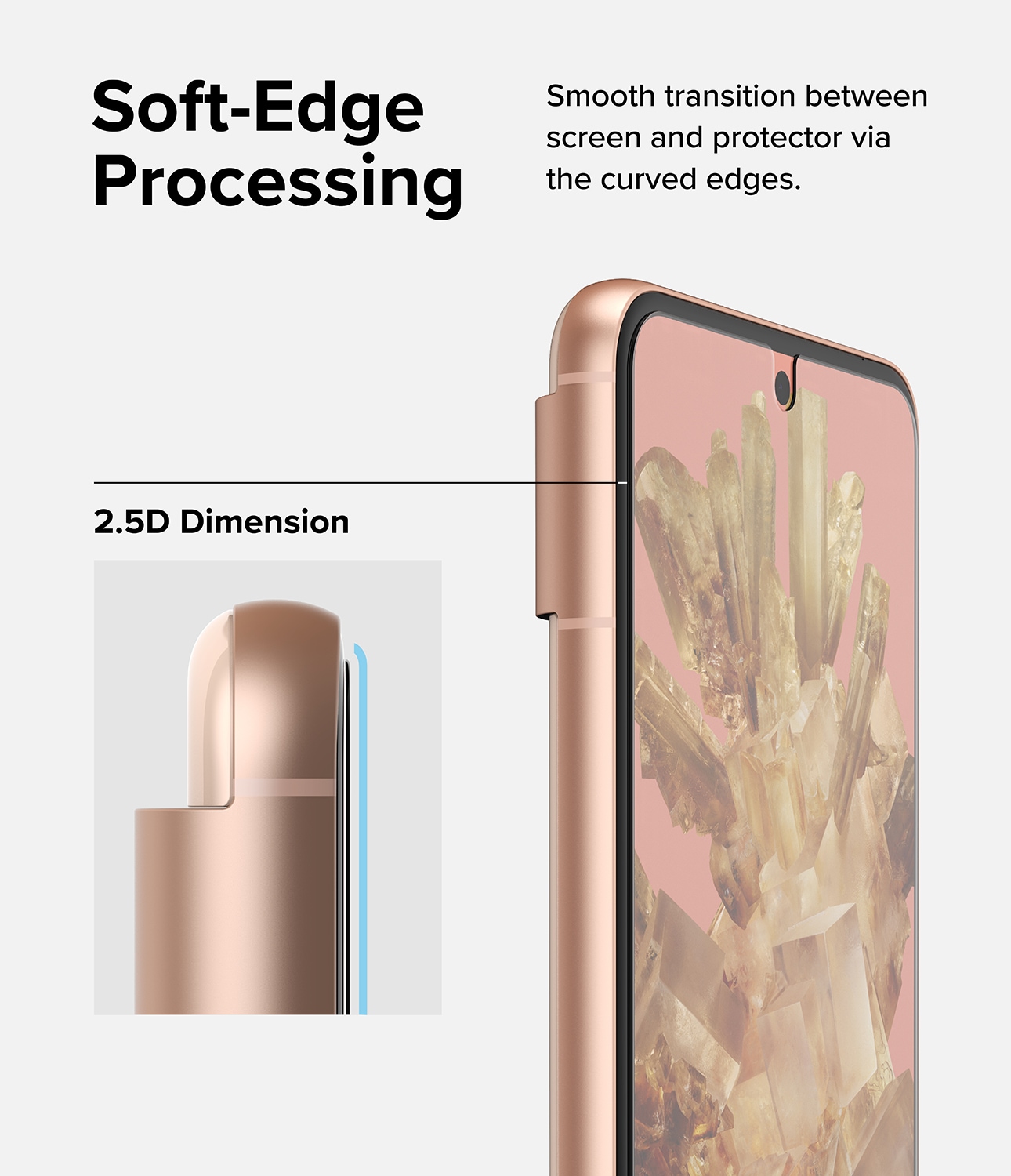 Google Pixel 8 Skærmbeskytter i glas med monteringsværktøj (2-pak)