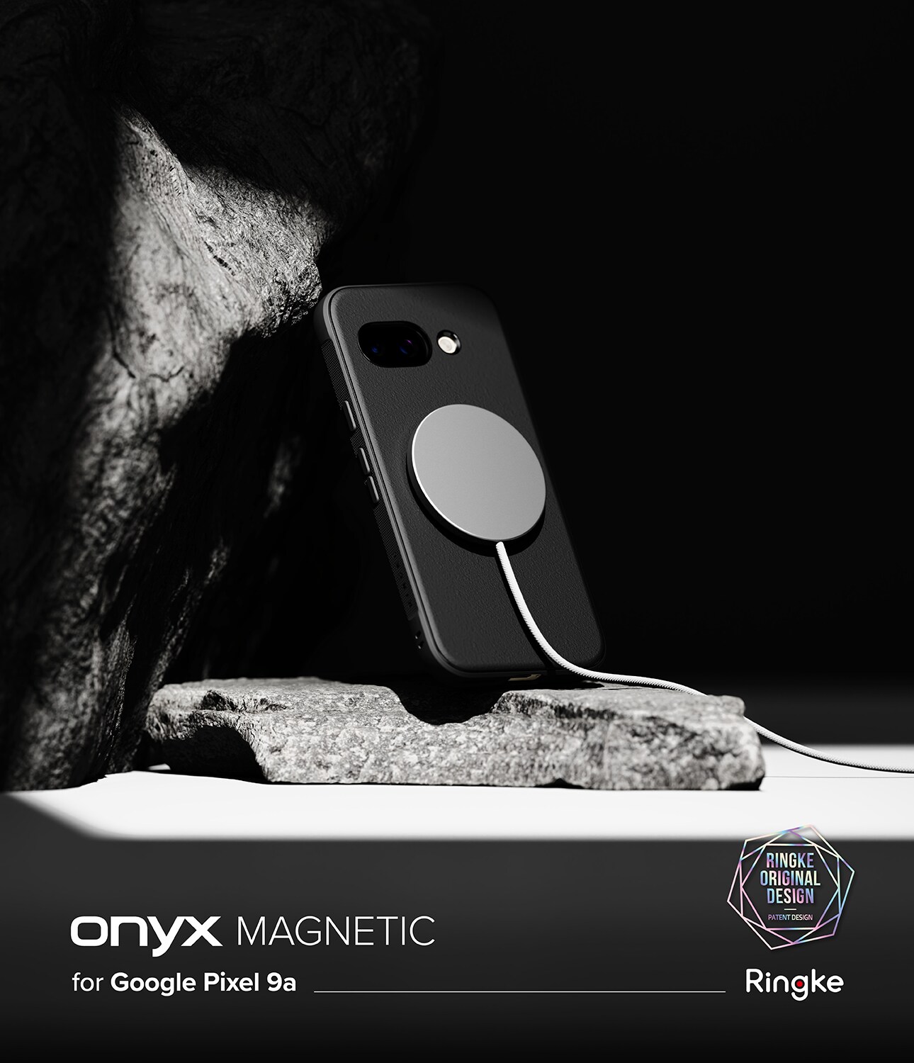Google Pixel 9a Onyx MagSafe cover, Black