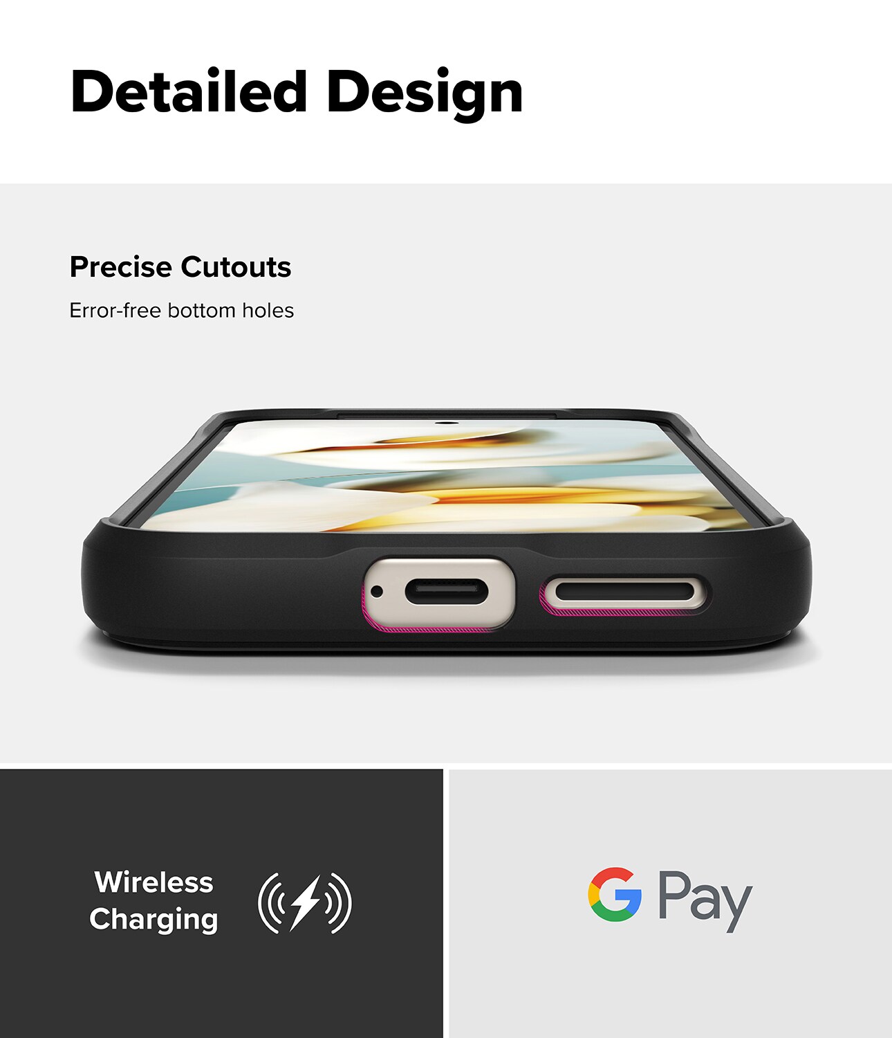 Google Pixel 9a Onyx MagSafe cover, Black