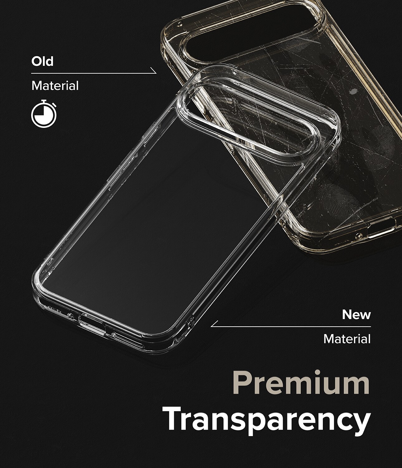 Google Pixel 9 Pro XL Fusion cover, Gennemsigtig