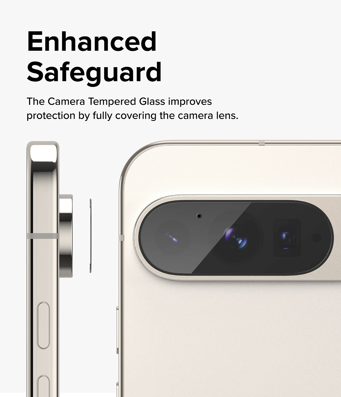 Google Pixel 9 Pro XL Kamerabeskyttelse i glas (3-pak)