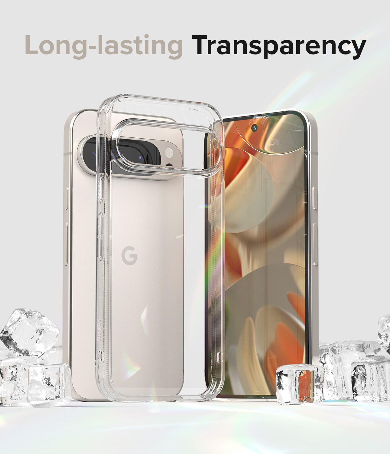 Google Pixel 9 Pro Fusion cover, Gennemsigtig