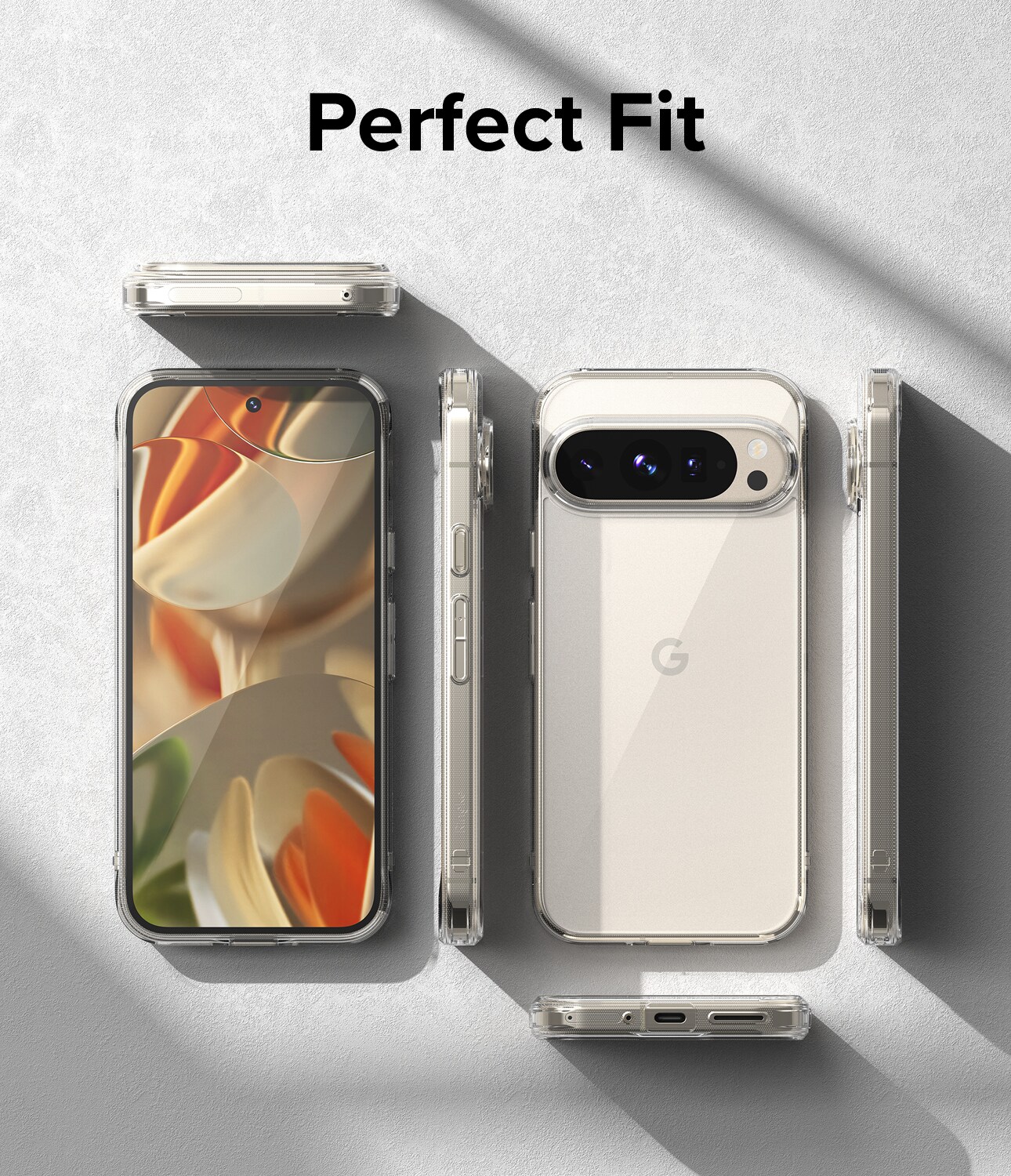 Google Pixel 9 Pro Fusion cover, Gennemsigtig
