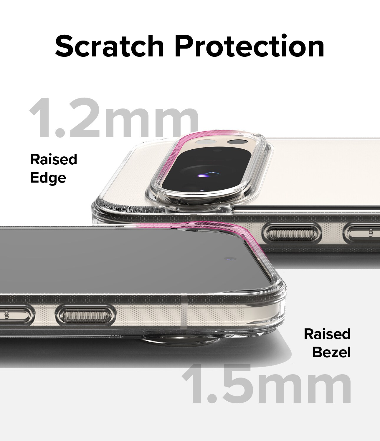 Google Pixel 9 Pro Fusion cover, Gennemsigtig