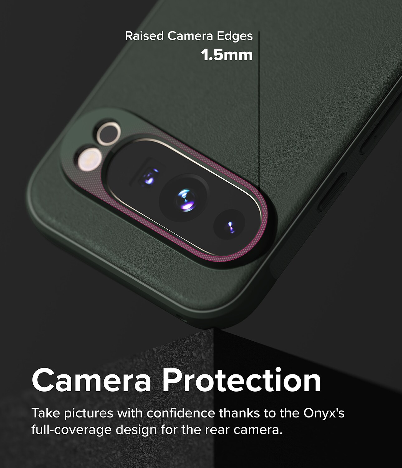 Google Pixel 9 Pro Onyx Cover, Dark Green
