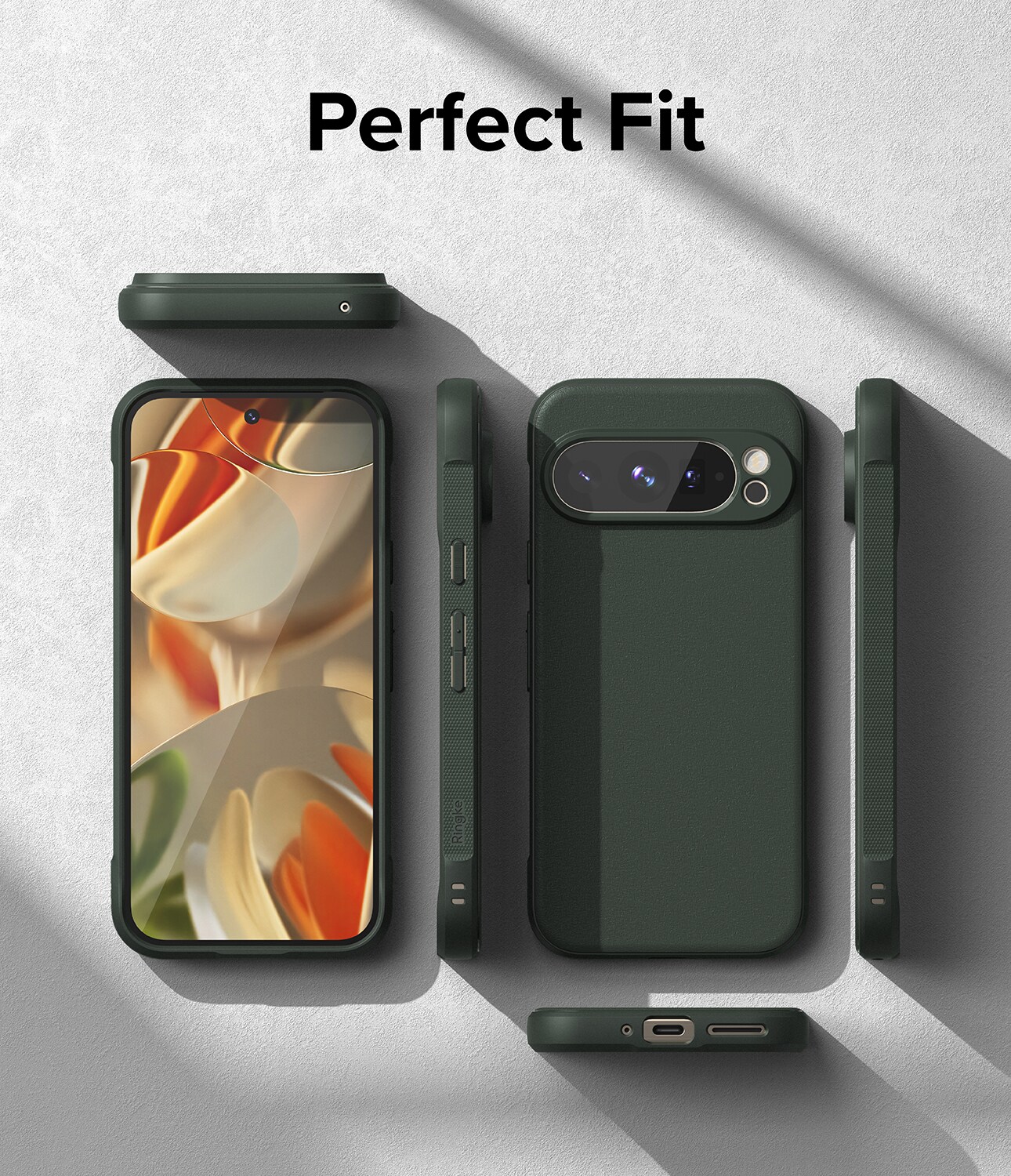 Google Pixel 9 Pro Onyx Cover, Dark Green