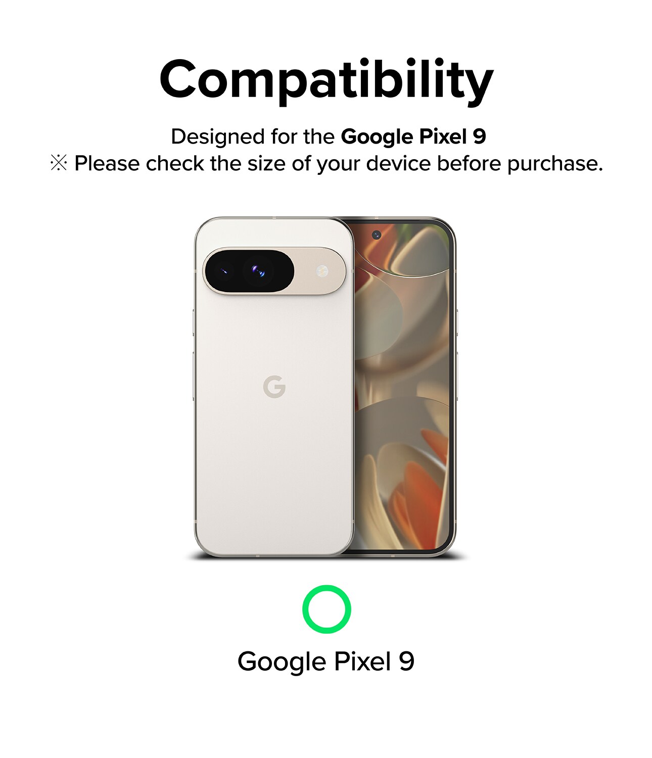 Google Pixel 9 Kamerabeskyttelse i glas (3-pak)