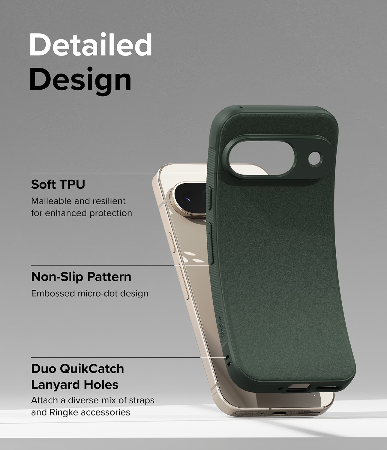 Google Pixel 9 Onyx Cover, Dark Green