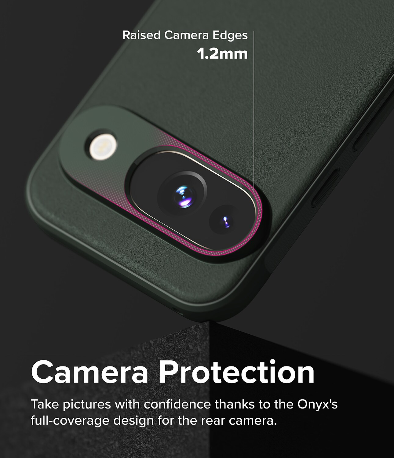Google Pixel 9 Onyx Cover, Dark Green