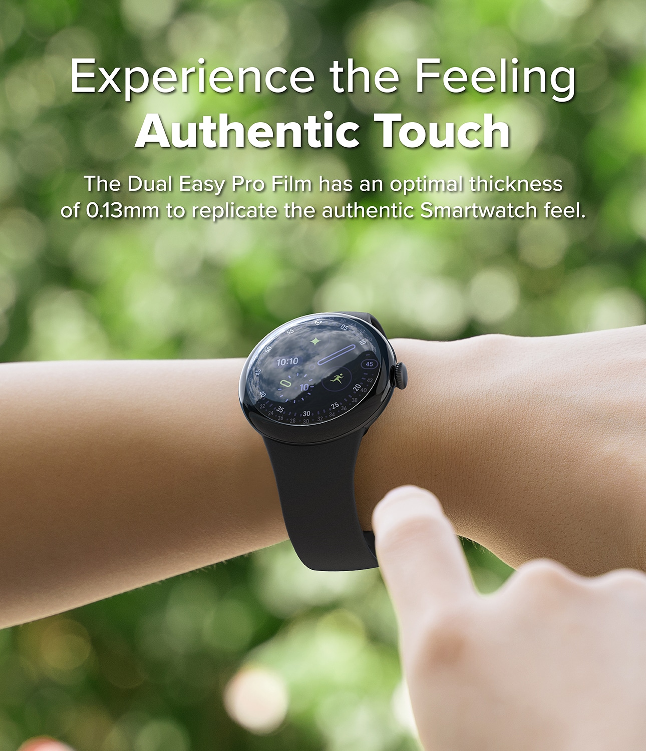 Google Pixel Watch 4 45mm Skærmbeskyttelse - beskyttelsesfilm Dual Easy Pro (2-pack)