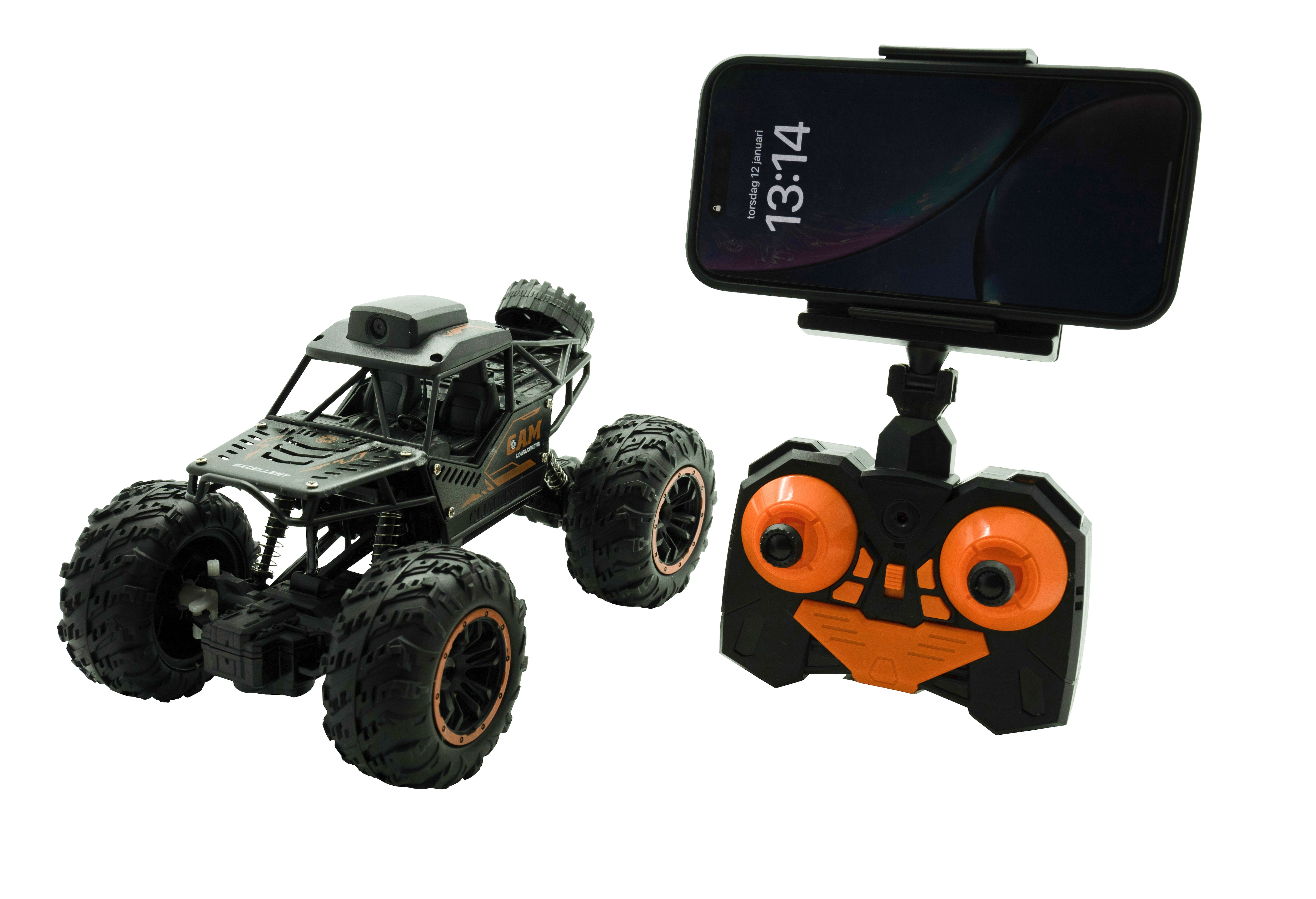 1:18 Rock Crawler fjernstyret bil med WiFi-kamera