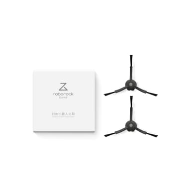  Roborock S5 2-pak sidebørster i vinyl, Sort