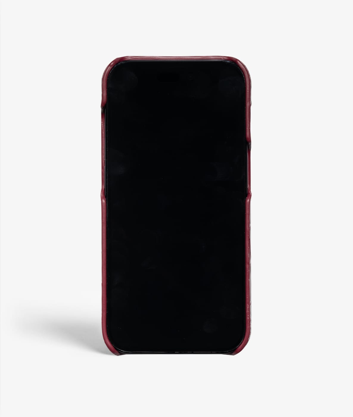 iPhone 14 Pro Max Cover Croco Lava Red