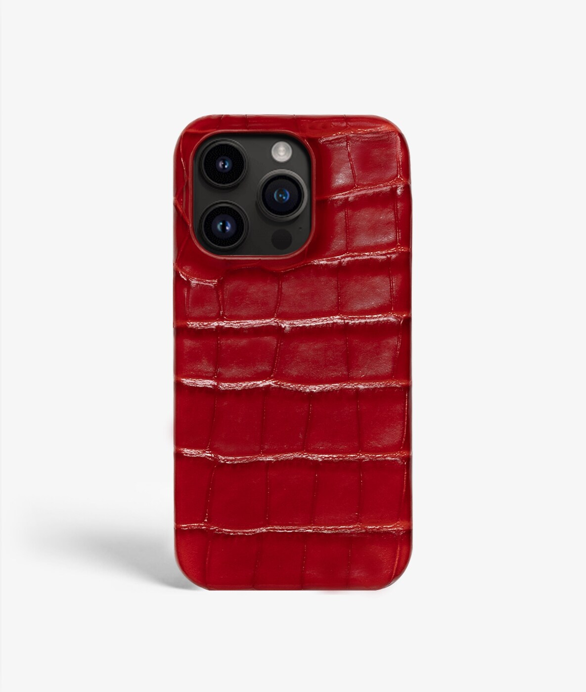 iPhone 13 Pro Max Cover Croco Rød