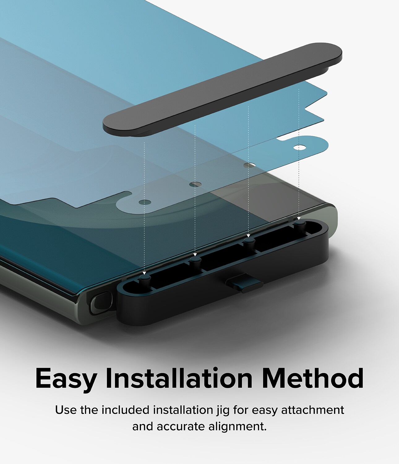 Samsung Galaxy S23 Ultra Skærmbeskytter beskyttelsesfilm - Dual Easy Wing (2-pak)