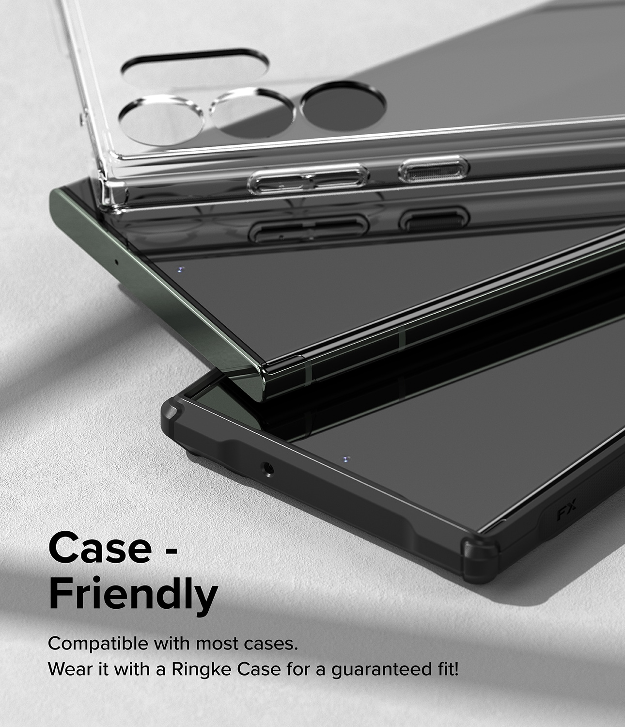 Samsung Galaxy S23 Ultra Skærmbeskytter beskyttelsesfilm - Dual Easy Wing (2-pak)