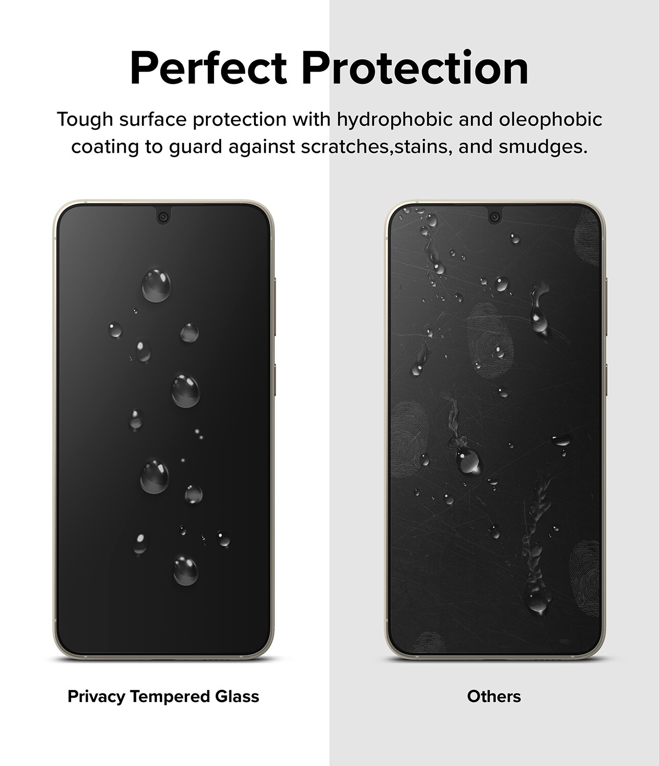 Samsung Galaxy S23 Anti-spy skærmbeskytter i glas med monteringsværktøj
