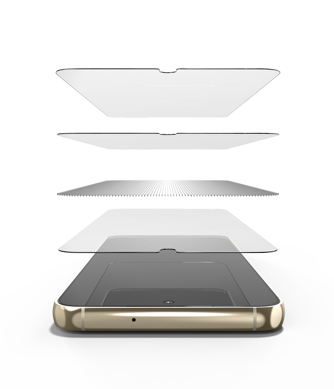 Samsung Galaxy S23 Plus Anti-spy skærmbeskytter i glas med monteringsværktøj