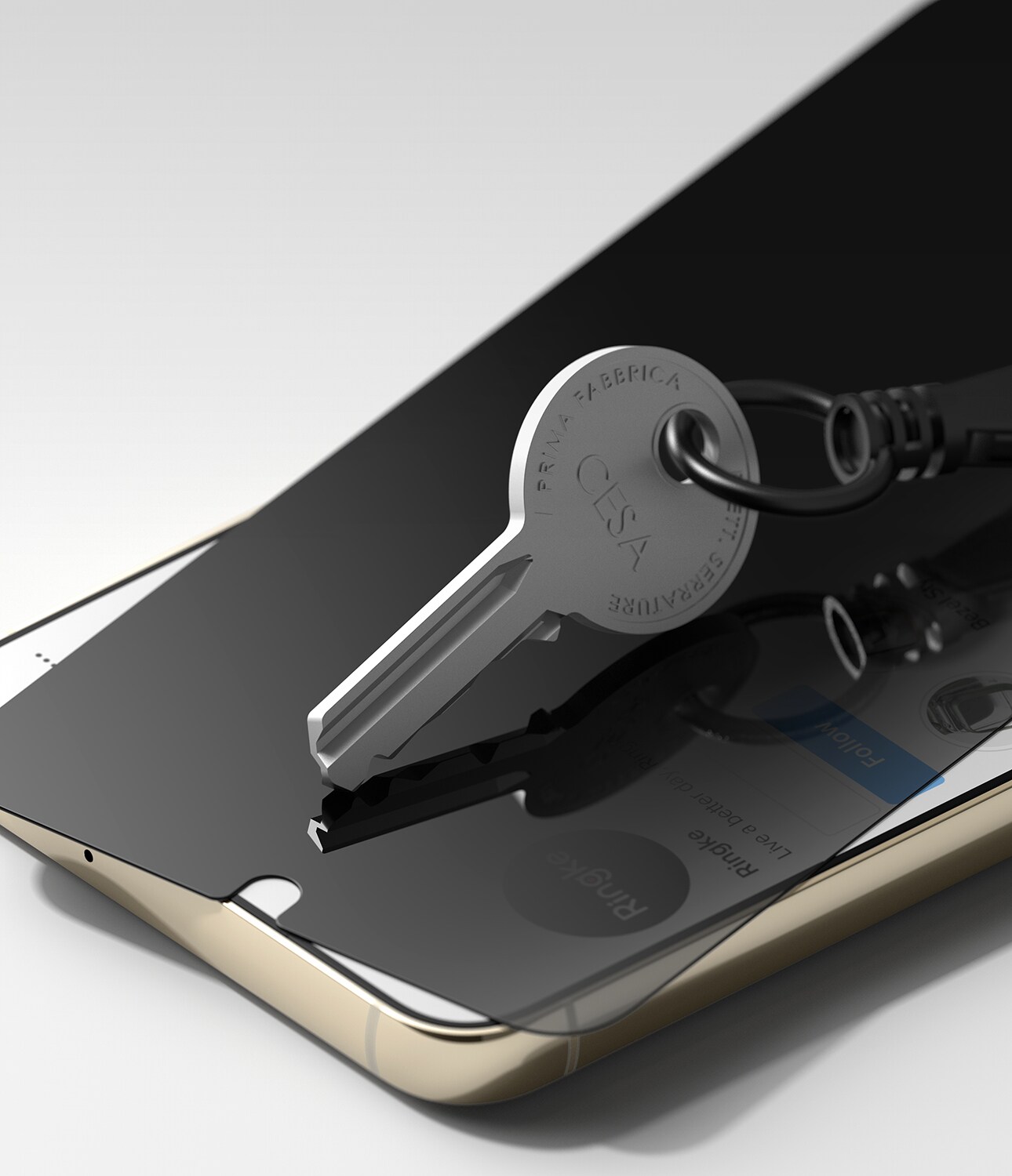 Samsung Galaxy S23 Plus Anti-spy skærmbeskytter i glas med monteringsværktøj