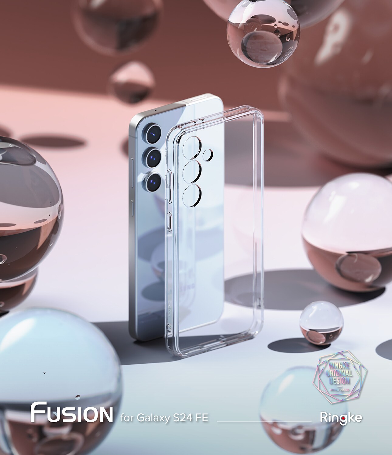 Samsung Galaxy S24 FE Fusion cover, Clear