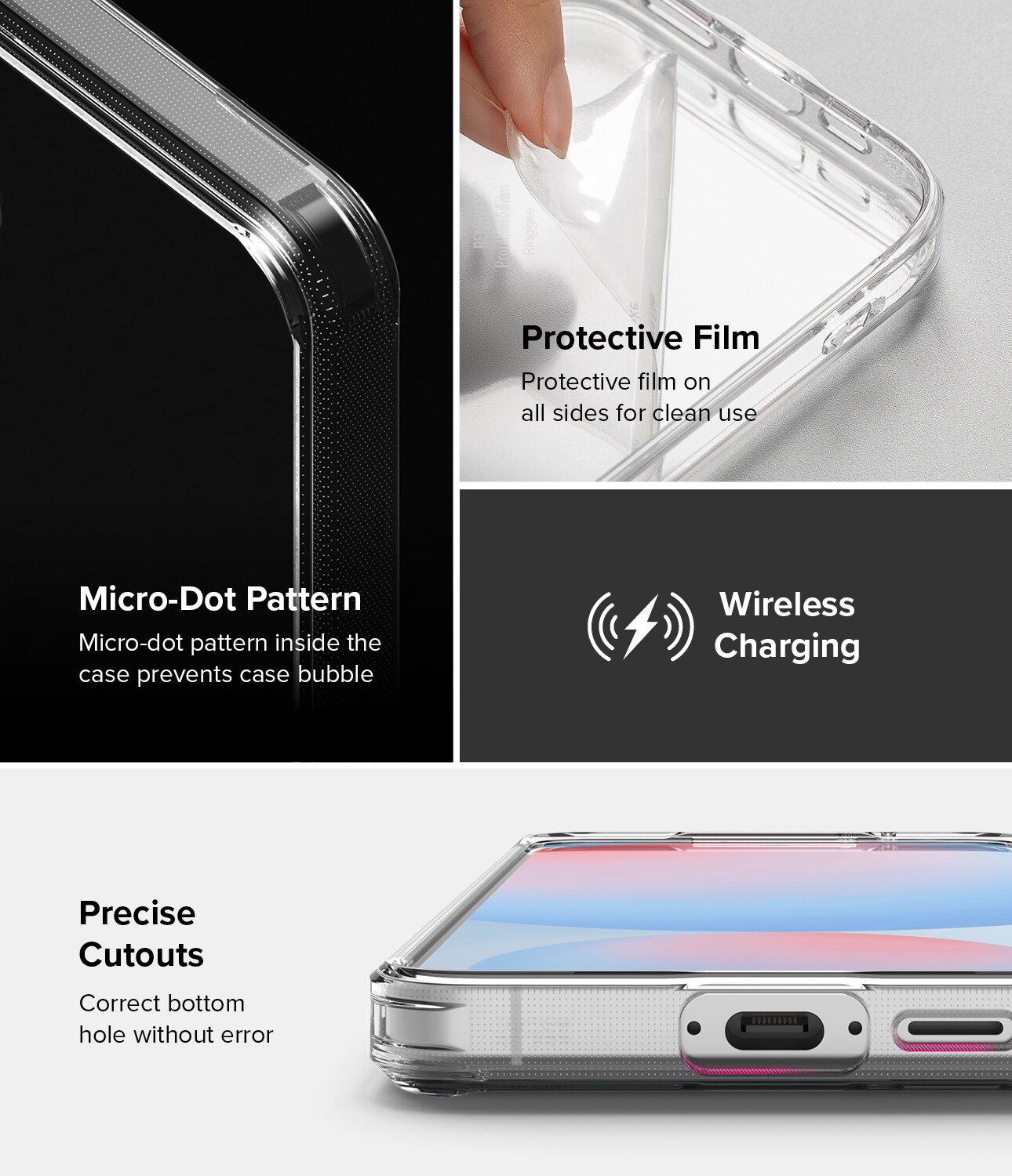Samsung Galaxy S24 FE Fusion cover, Clear