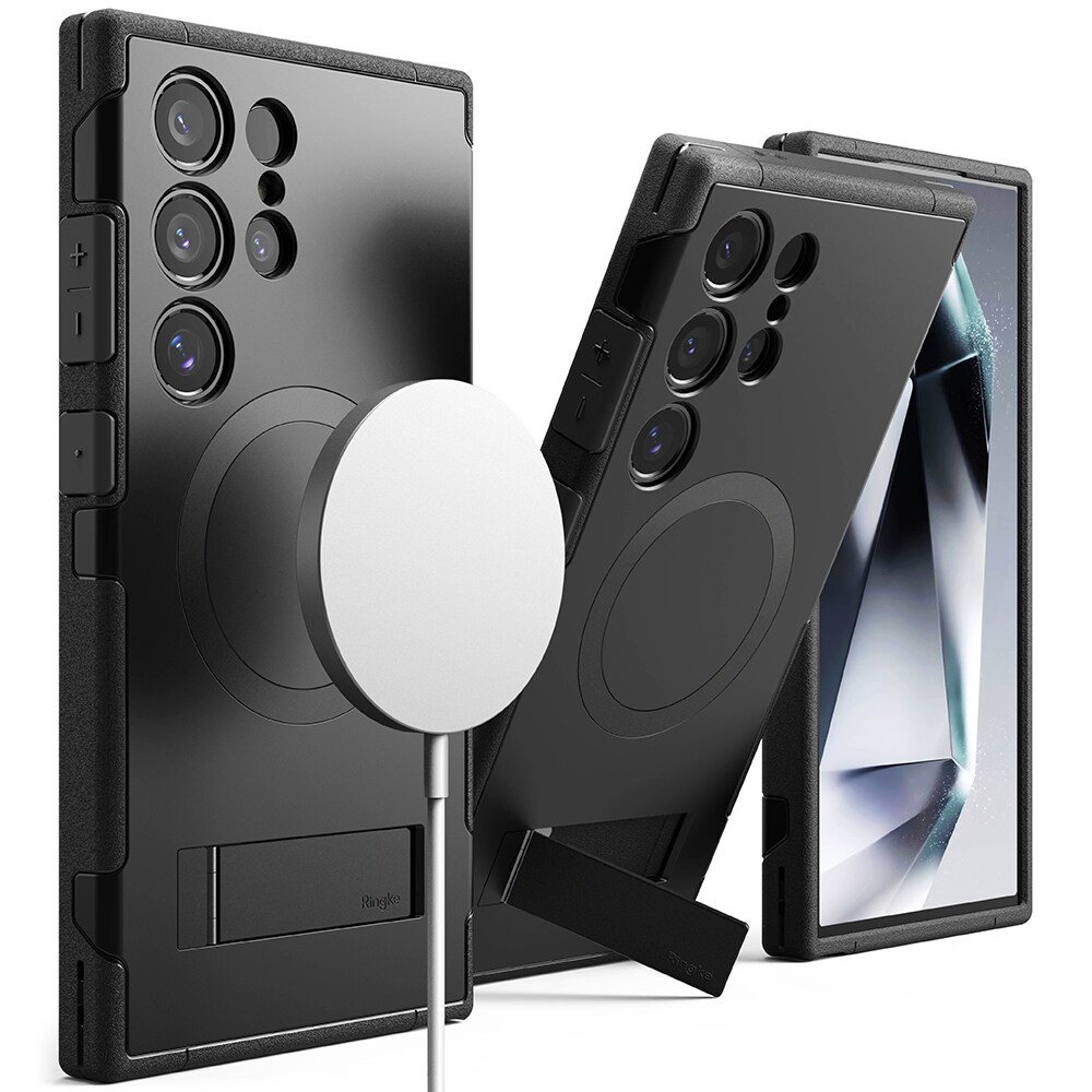 Samsung Galaxy S24 Ultra Alles magnetiske cover, Sort