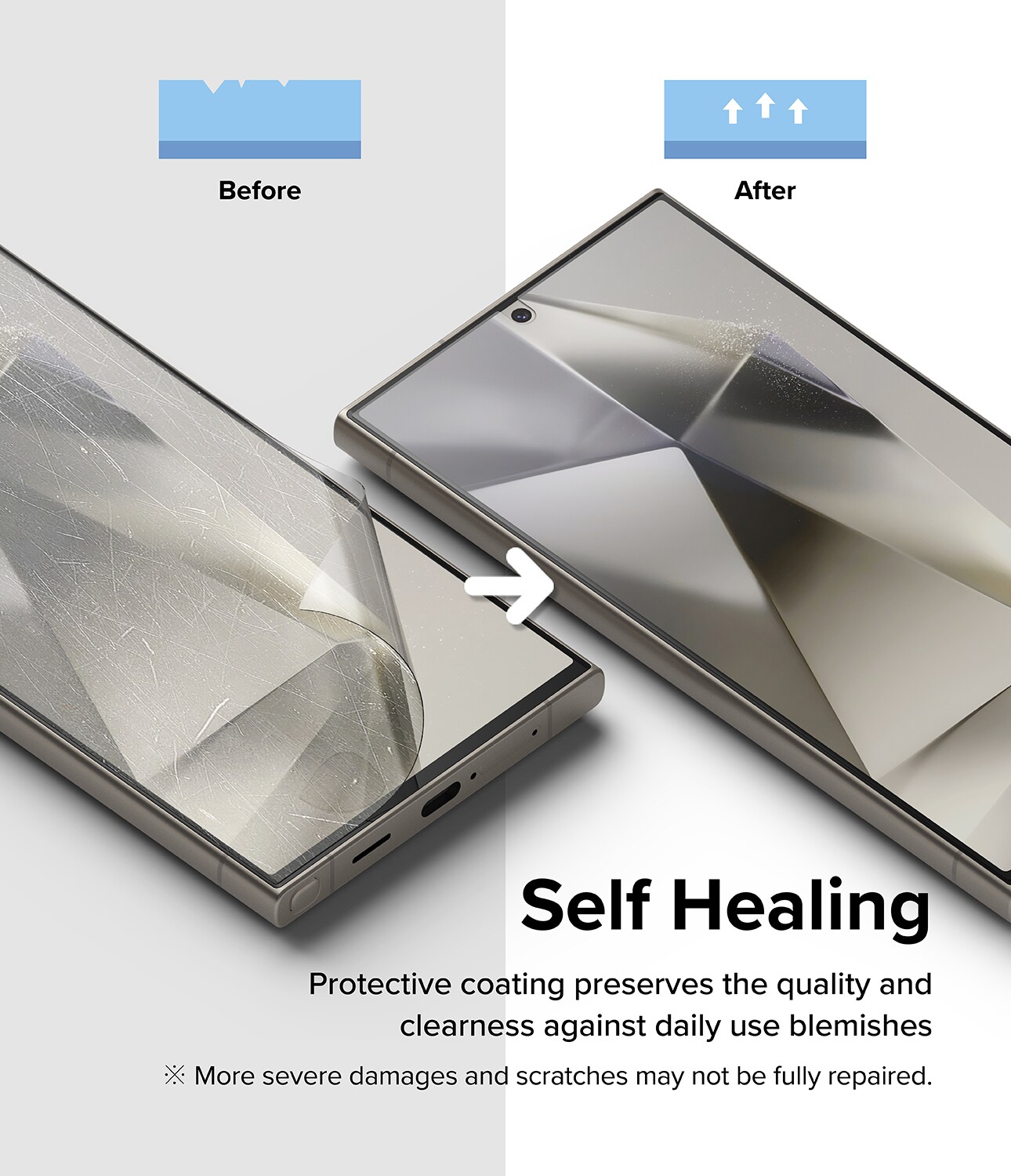 Samsung Galaxy S24 Ultra Skærmbeskytter beskyttelsesfilm - Dual Easy (2-pak)