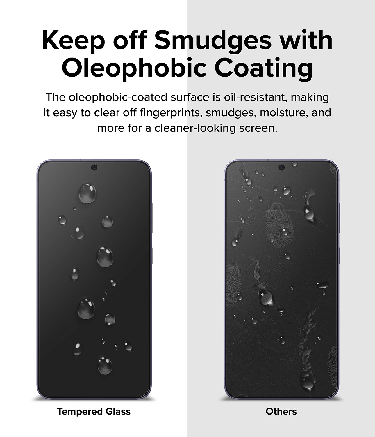 Samsung Galaxy S24 Plus Skærmbeskytter i glas med monteringsramme (2-pak)