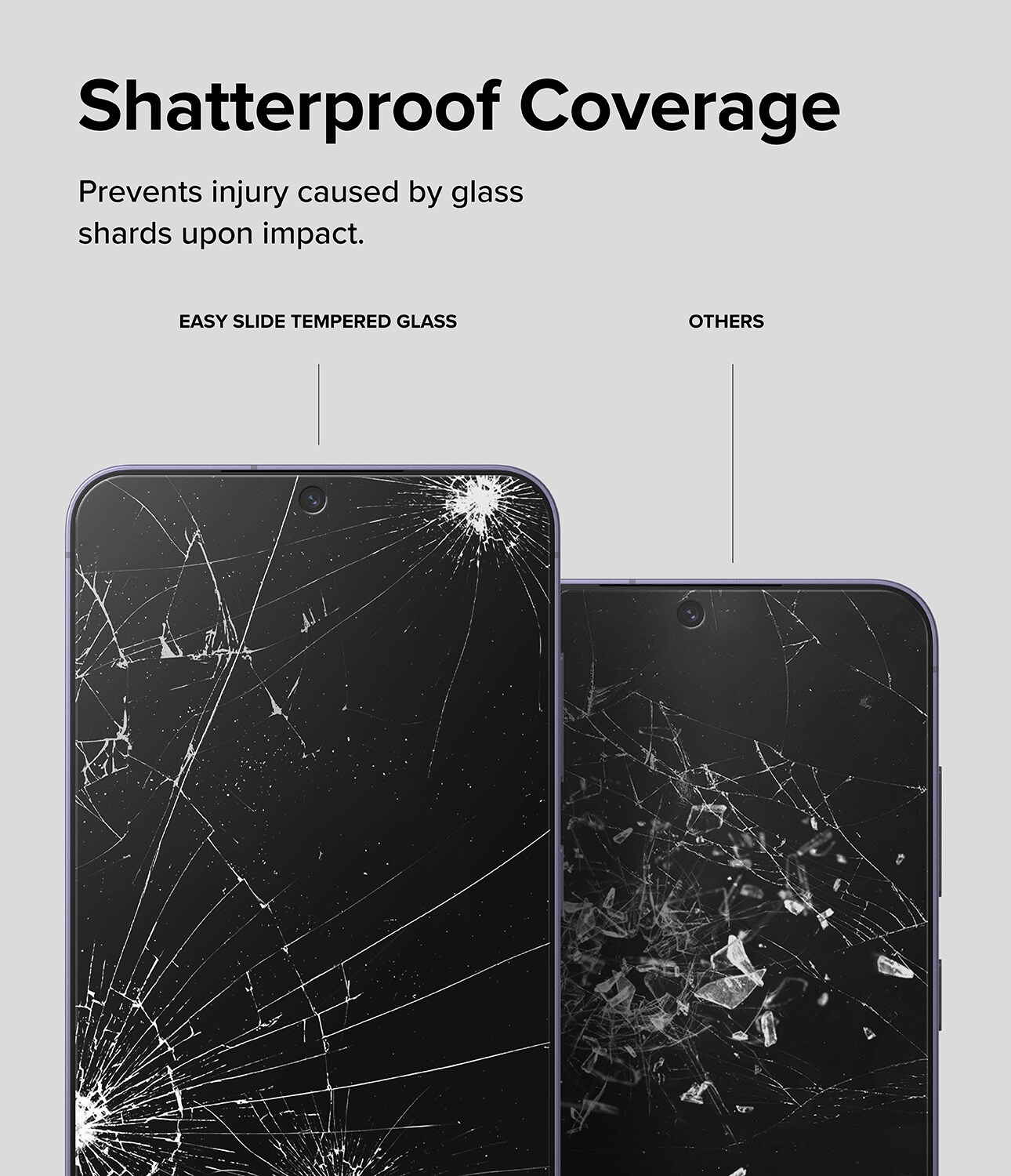 Samsung Galaxy S24 Plus Skærmbeskytter i glas med monteringsramme (2-pak)