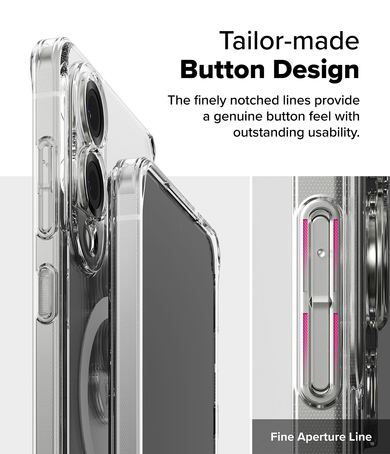 Samsung Galaxy S25 Edge Fusion MagSafe cover, Gennemsigtig