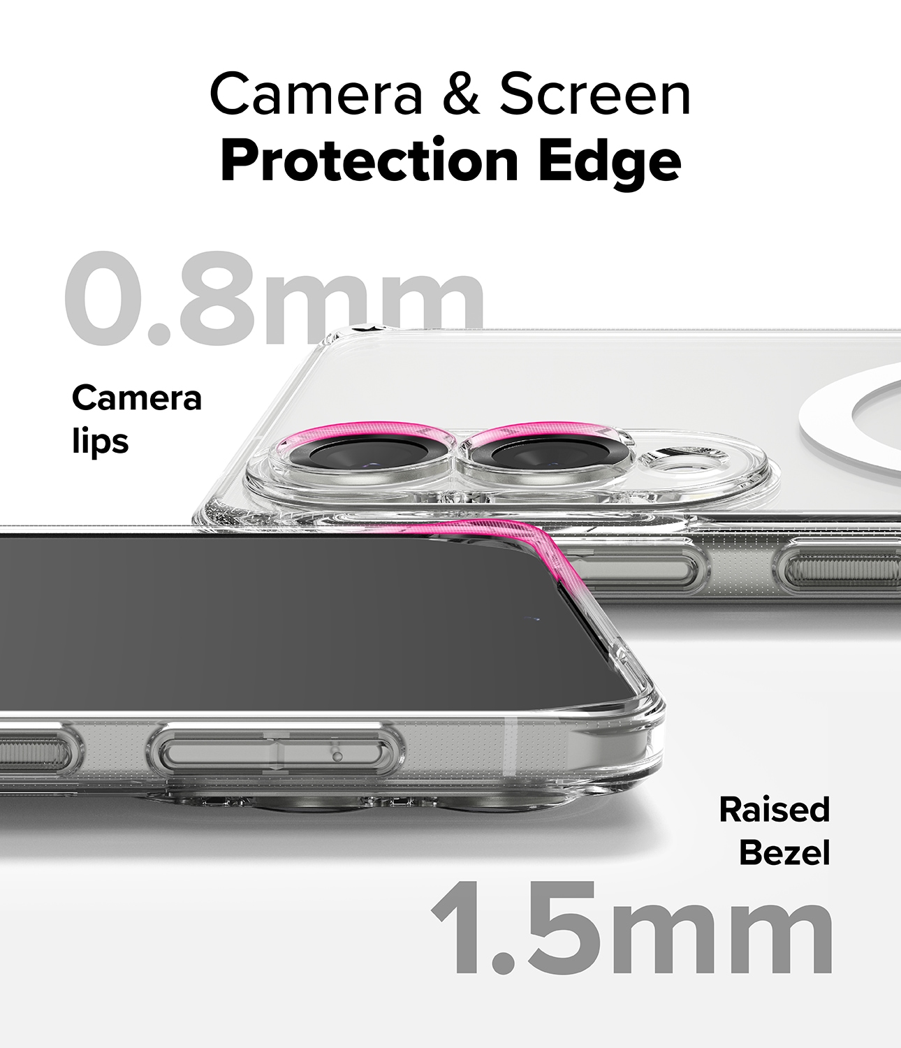Samsung Galaxy S25 Edge Fusion MagSafe cover, Gennemsigtig