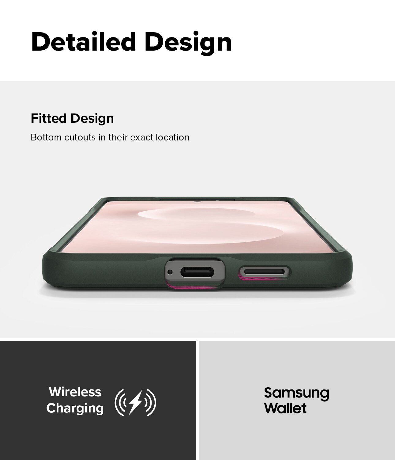 Samsung Galaxy S25 Edge Onyx Cover, Dark Green