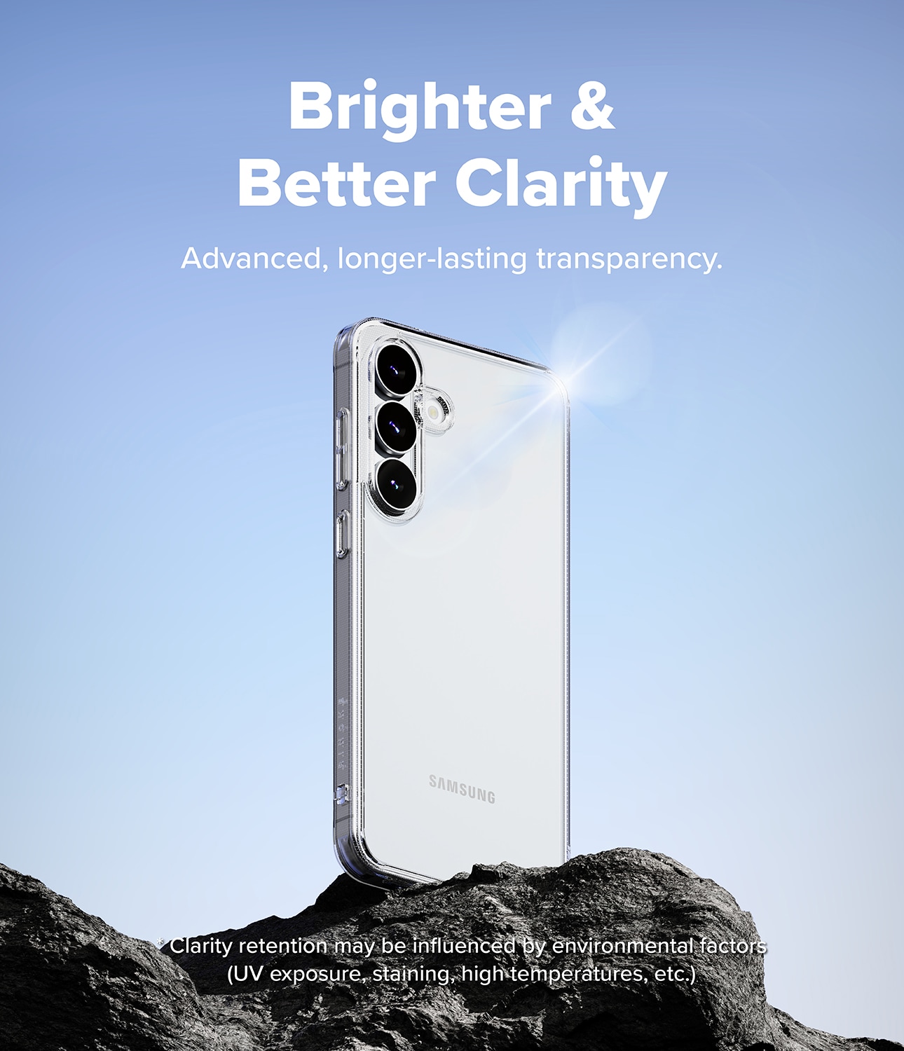 Samsung Galaxy S25 FE Fusion cover, Clear