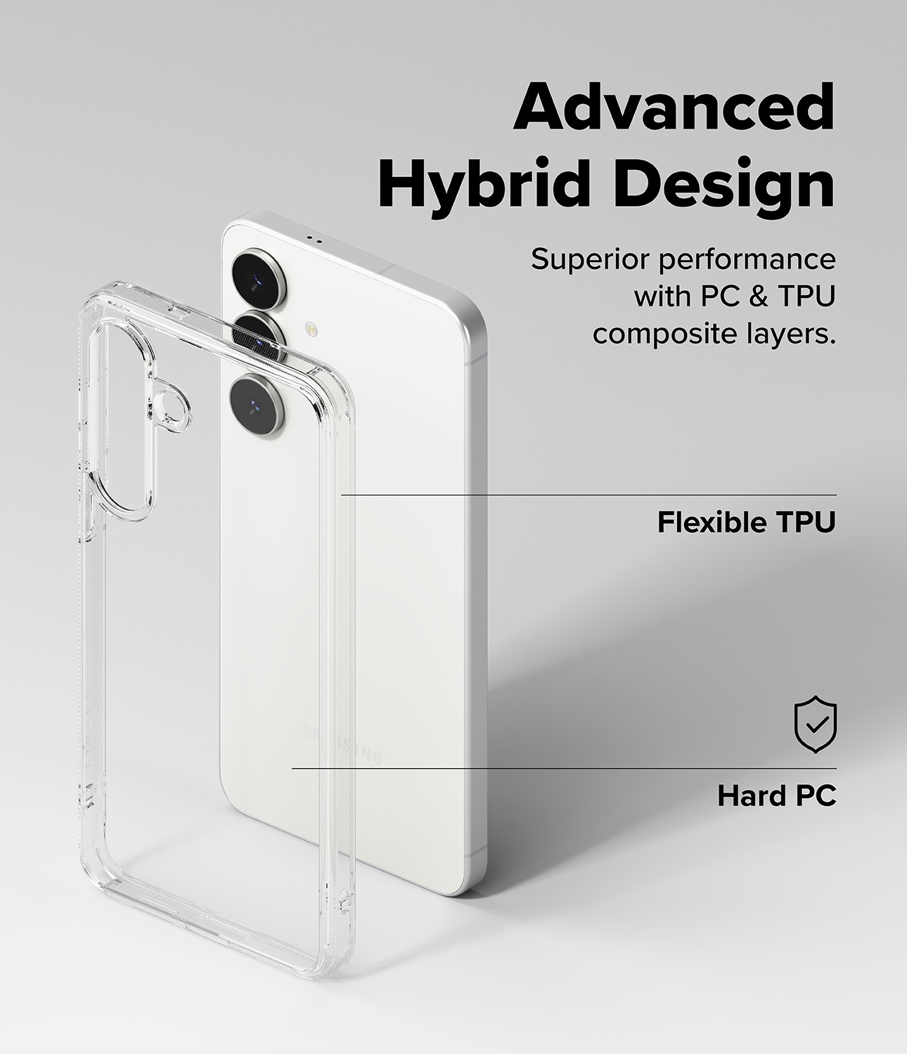 Samsung Galaxy S25 FE Fusion cover, Clear