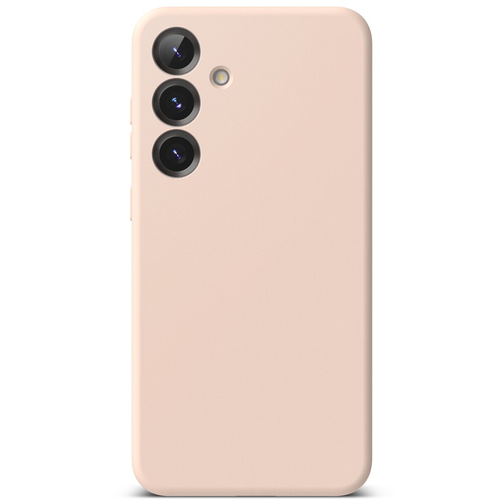 Samsung Galaxy S25 Plus MagSafe silikonecover, Pink Sand