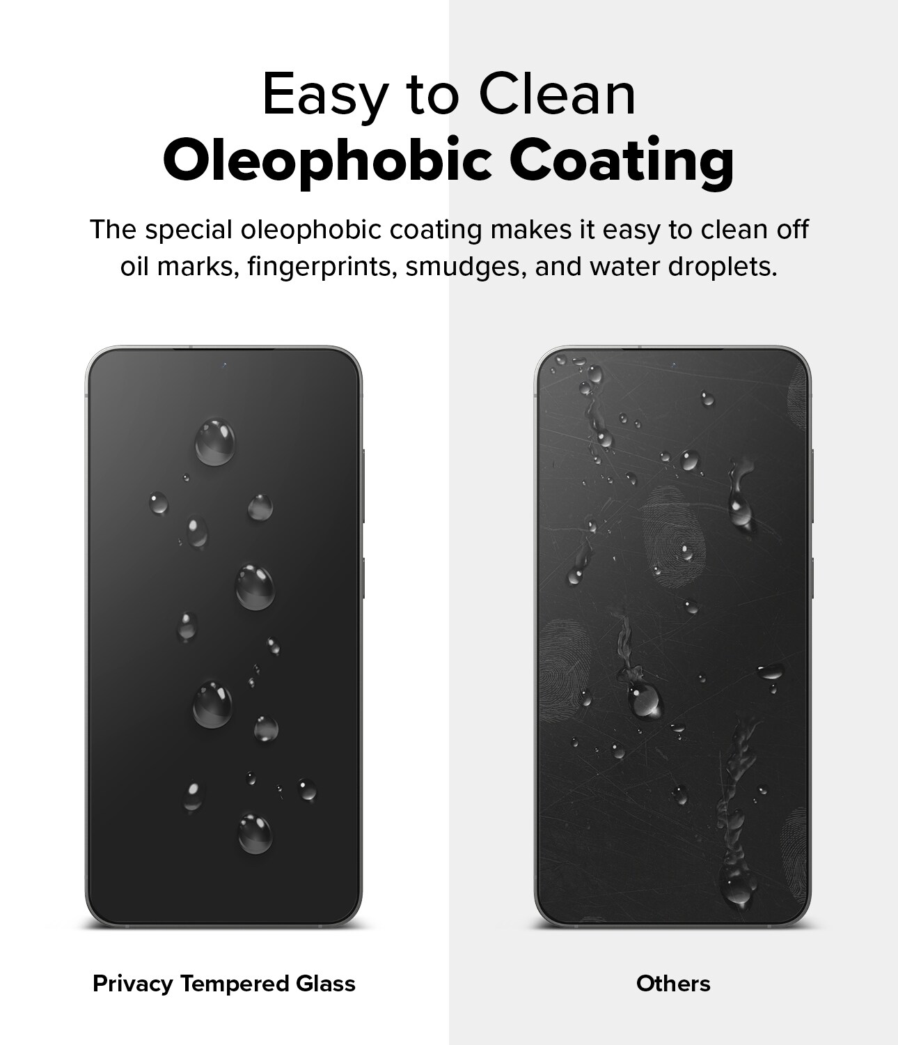Samsung Galaxy S25 Plus Anti-spy skærmbeskytter i glas med monteringsramme (2-pak)