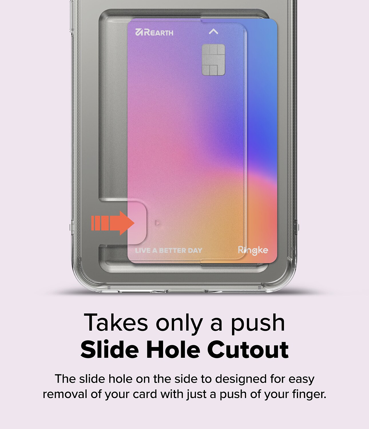 Samsung Galaxy S25 Plus Fusion cover med kortholder, Gennemsigtig